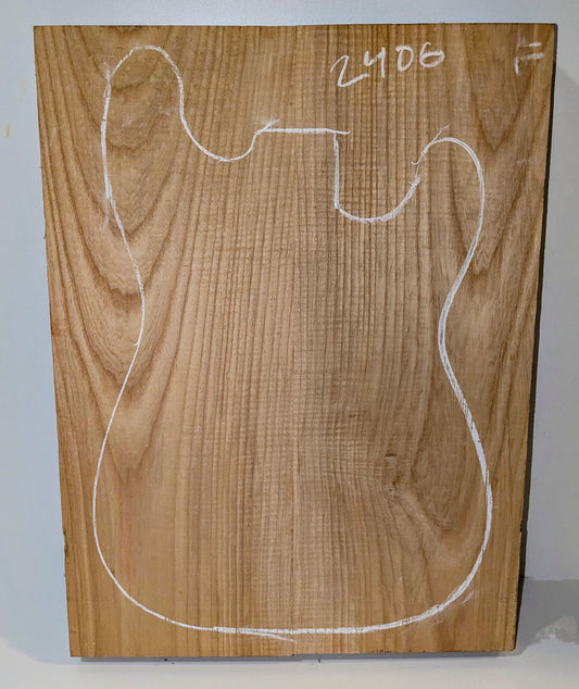 Bluenose Guitar Works 2-Piece Ash Guitar Body Blank #2406 - FREE SHIPPING