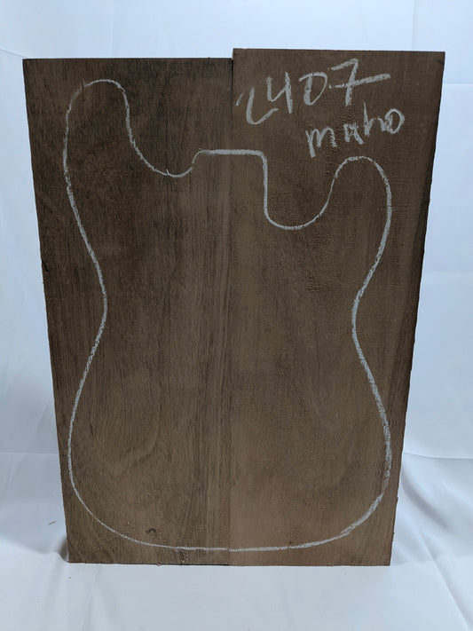 Bluenose Guitar Works 2-Piece Mahogany Guitar Body Blank #2407 - FREE SHIPPING