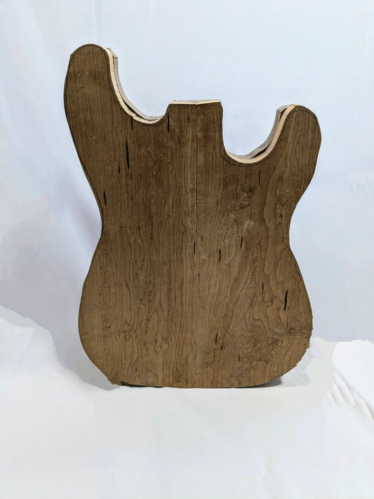 Bluenose Guitar Works Roasted Birdseye Maple/Walnut core S-type Guitar Body #2414 - FREE SHIPPING